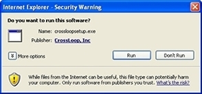 Run or Cancel Window